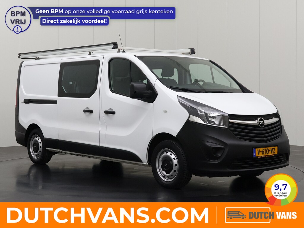 Opel Vivaro 1.6CDTI 120PK Lang Dubbele Cabine 6-Persoons | Navigatie | Imperiaal | Trekhaak | Airco | Cruise
