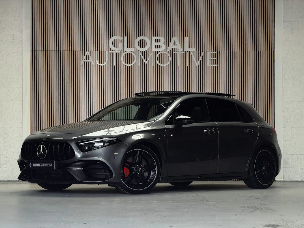 Mercedes-Benz A-klasse AMG 45 S 4MATIC+ - PANO - BURMESTER - DRIVERS PACKAGE - SCHAALSTOELEN