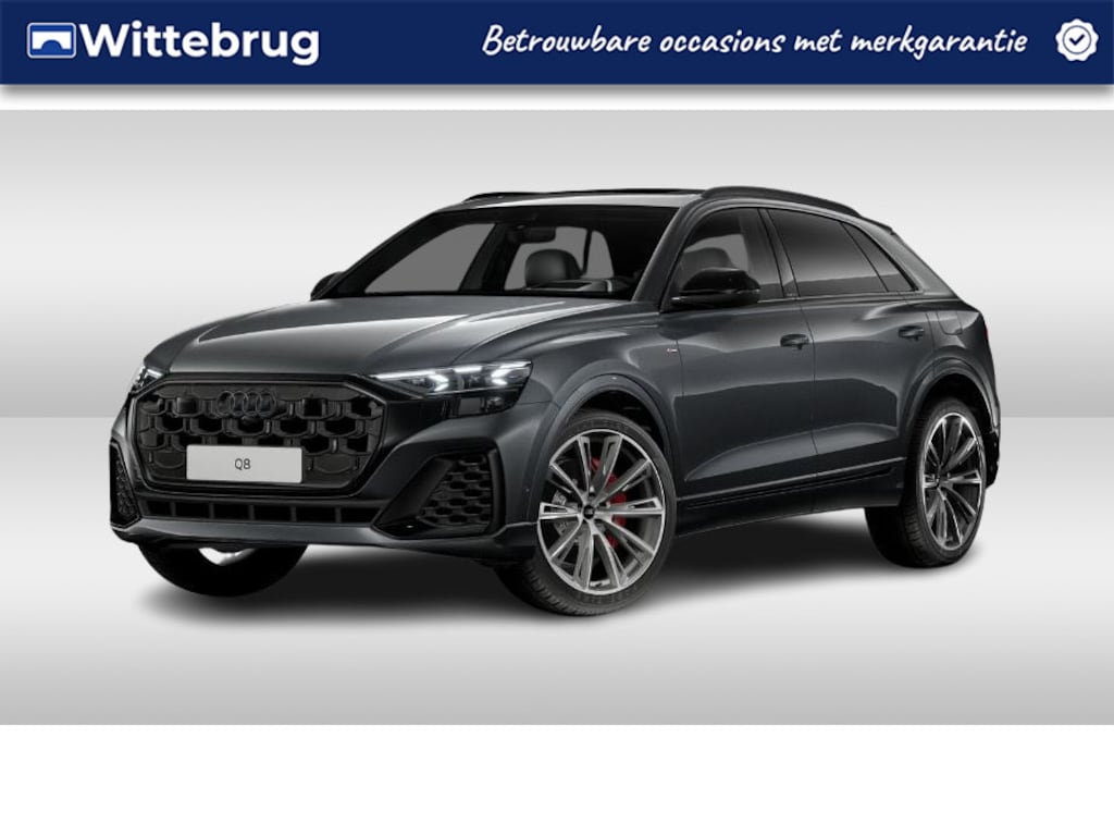 Audi Q8 55 TFSI e 394PK quattro Pro Line S | 126K Nieuwprijs | Bang & Olufsen | Panoramadak | Trekhaak | 23 Inch | Vierwielbesturing | 360 Camera |