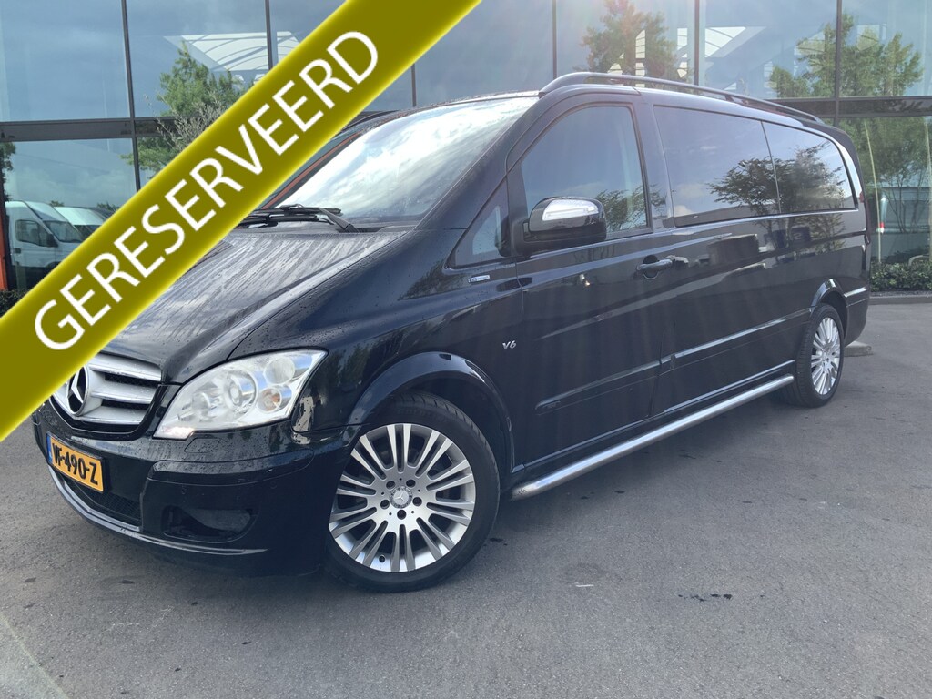 Mercedes-Benz Viano 3.0 CDI Ambiente Extra Lang Dub Cab Automaat 5 Zits Airco Navi Cruise Alu Velg Dak Rial Camera Euro 5