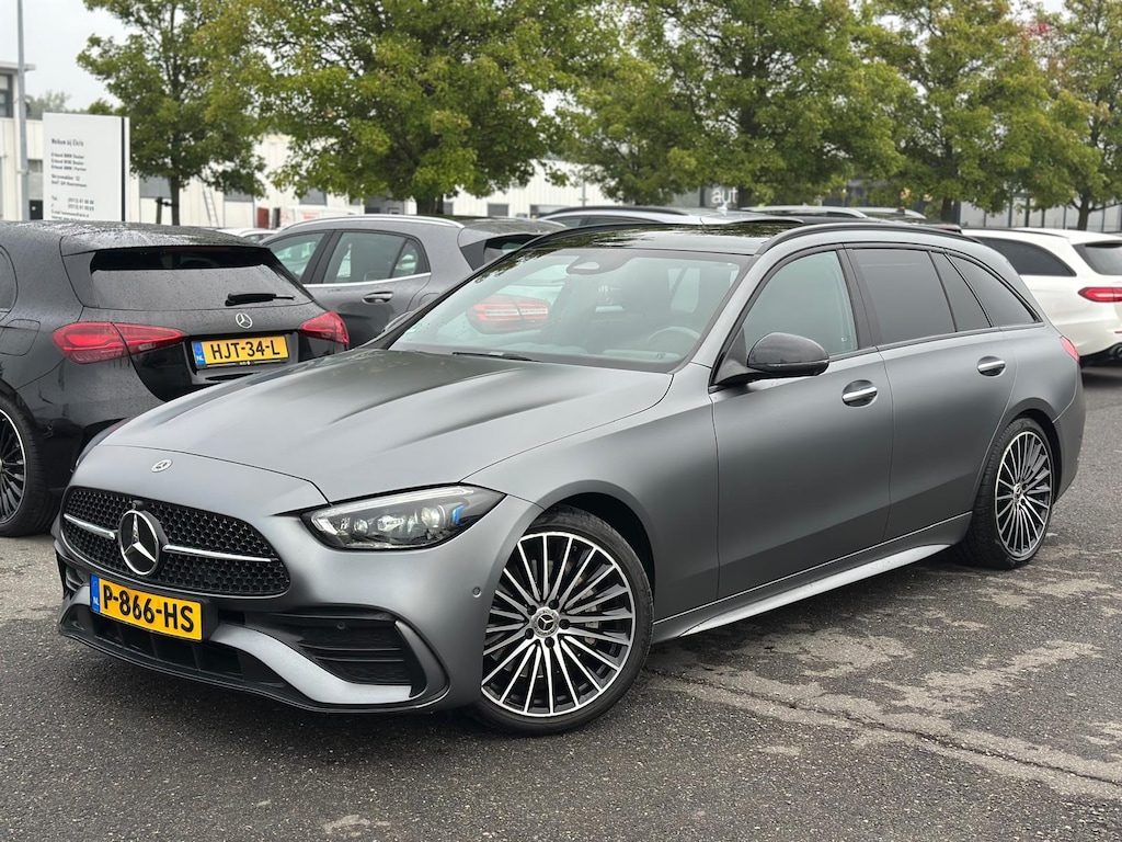 Mercedes-Benz C-klasse Estate 200 Launch Edition AMG Line | Trekhaak | Laser LED | Pano | Designo matte lak | Premium Plus pakket