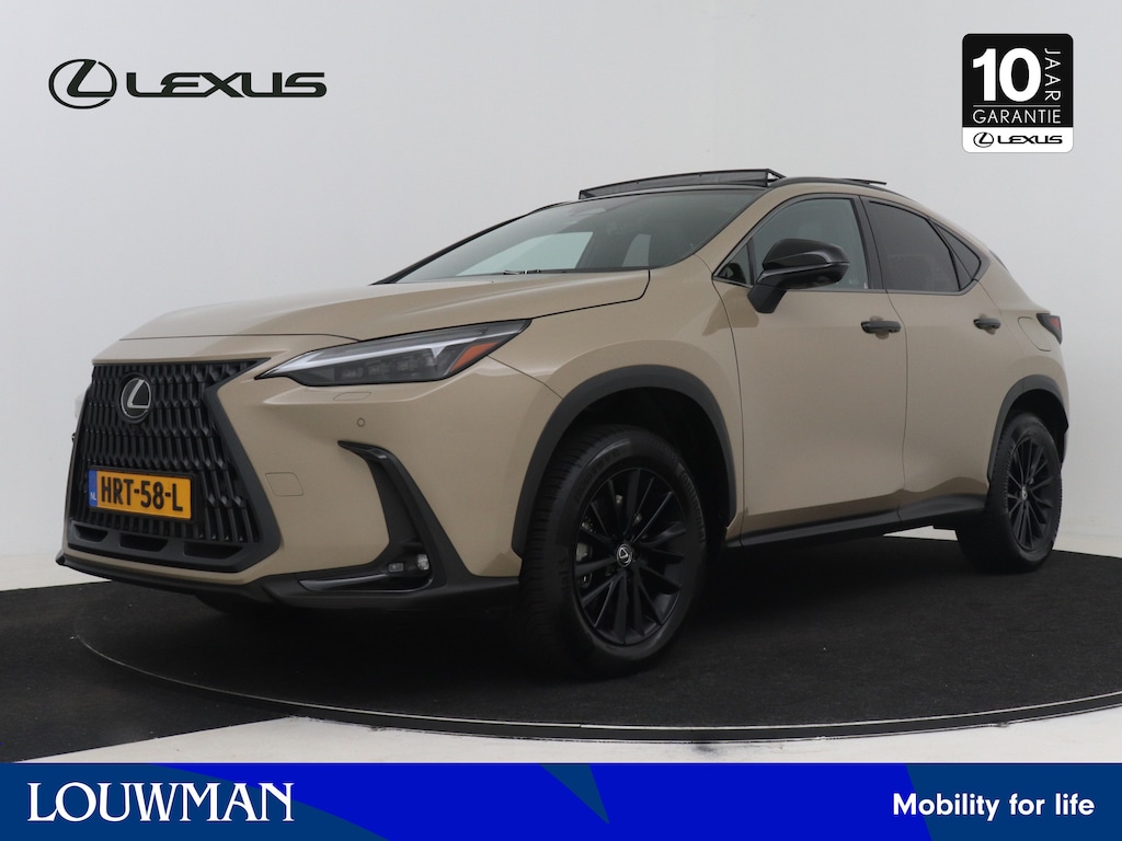 Lexus NX 450h+ AWD Overtrail | Explorer Pack | Panoramadak | Head-up Display | Trekhaak | Stoel- en stuurverwarming |
