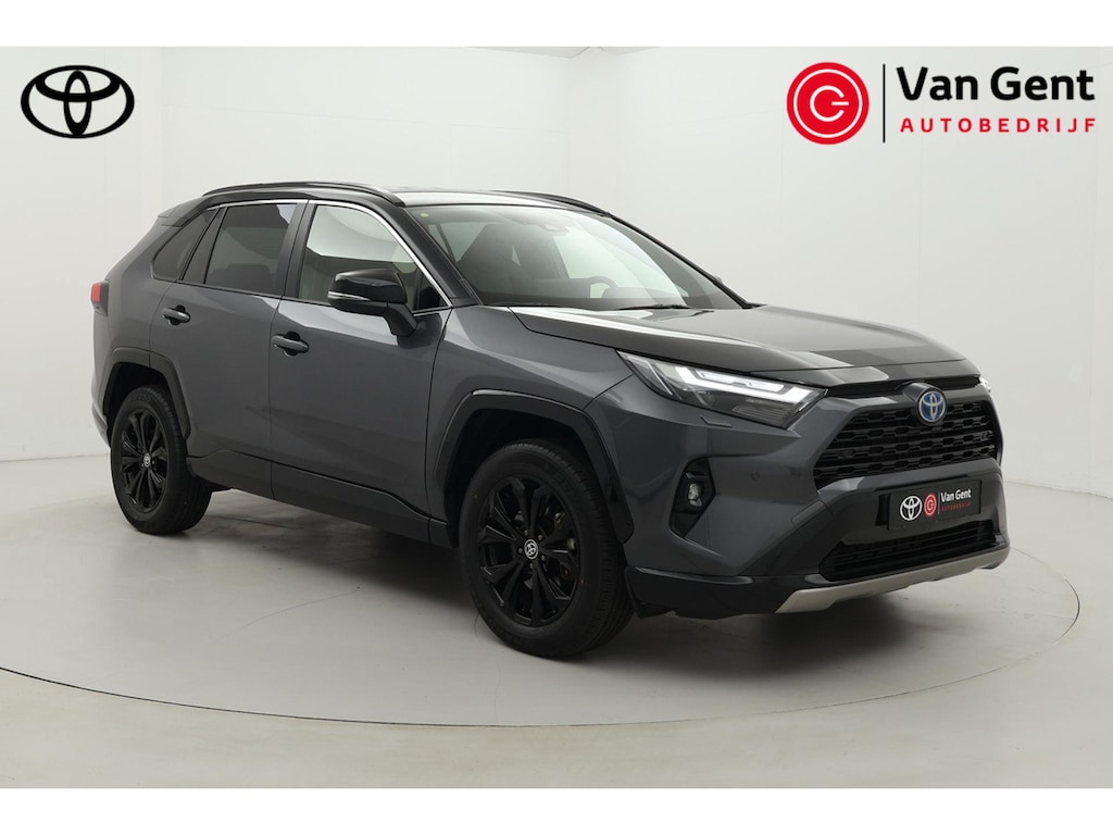 Toyota RAV4 2.5 Hybrid AWD Bi-Tone | Apple Carplay / Android Auto | Stoel-/stuurverwarming | Verwarmbare voorruit | Leder | Full LED | Parkeersensoren voor/achter | Camera | Keyless | Adaptive Cruise | Clima | 18 inch