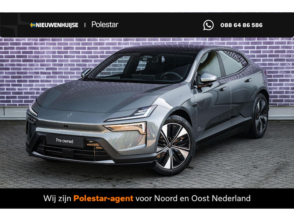 Polestar 4 Long Range Single motor 100 kWh | Warmtepomp | 360 Graden Camera | Head-up Display | AutoPilot | Matrix LED Koplampen | Stoelverwarming voor en achter | Elektrisch Verstelbare Voorstoelen en Stuurkolom