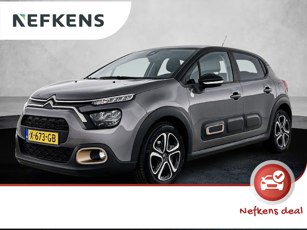 Citroën C3 C-Series 83pk | Navigatie | Climate Control | Cruise Control | Parkeersensoren | Led koplampen | DAB+ radio | Apple Carplay / Android Auto | Bluetooth | Stoelverwarming | Elektrisch inklapbare spiegels | Afwijkende dakkleur | Donker getint glas | Automatisch dimlicht | Regensensor | Multifunctioneel stuurwiel |