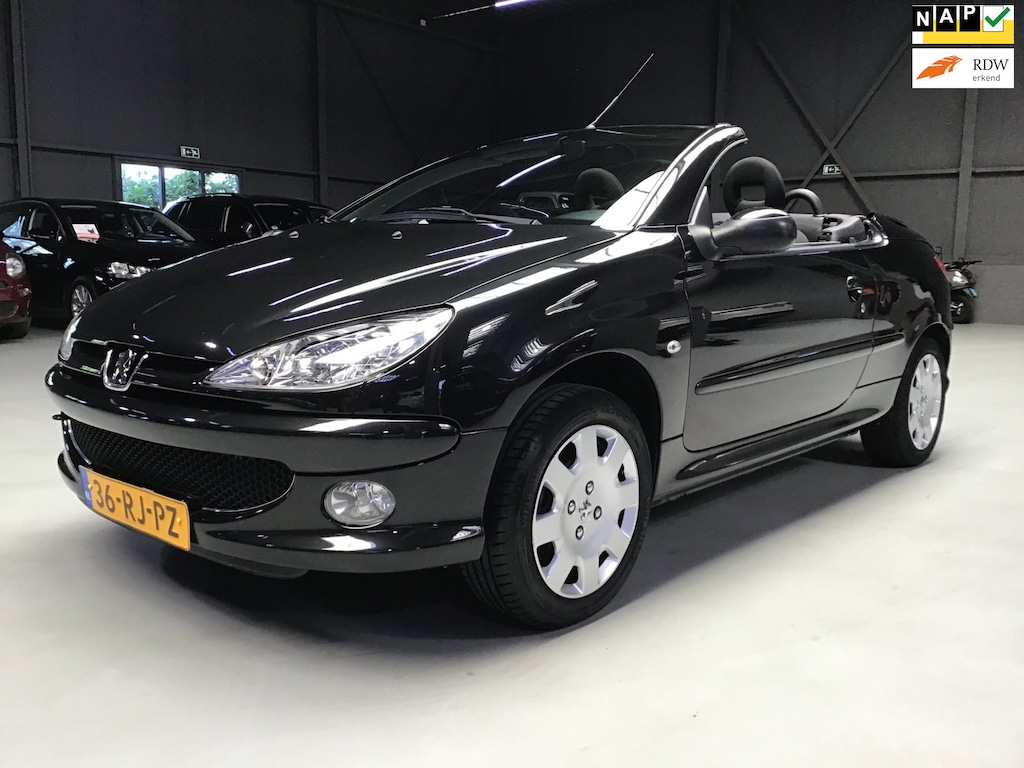 Peugeot 206 CC 1.6-16V I Slechts 63xxxkm NAP I New Apk & Onderhoudsbeurt I Nl Auto I Elec Ramen I Mistlampen I Goed Onderhouden.