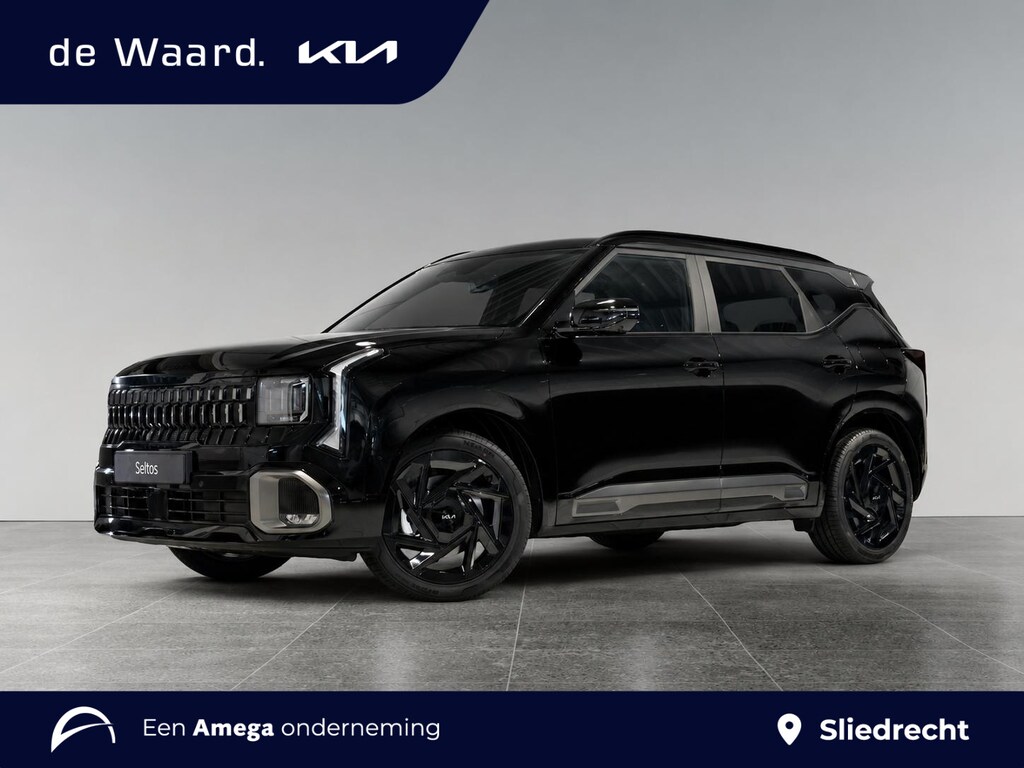 Kia Seltos X-Line Demo Edition 1.6 T-GDi 180pk DCT7 | VOORRAADACTIE TOT 31-10 | DIRECT LEVERBAAR | 19'' LM-VELGEN | 360° CAMERA | STOEL + STUURVERW. | ACCENTEN PAKKET ZWART X-LINE | ELEKTR. VERSTELB. STOEL |