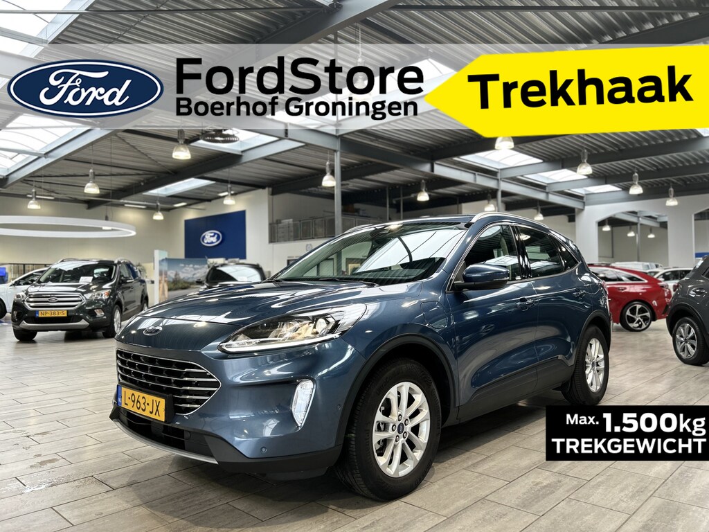 Ford Kuga 2.5 PHEV 225pk Titanium | Trekhaak | Winter Pack | Adapt. cruise | 2x Camera | 100% dealer onderhouden |