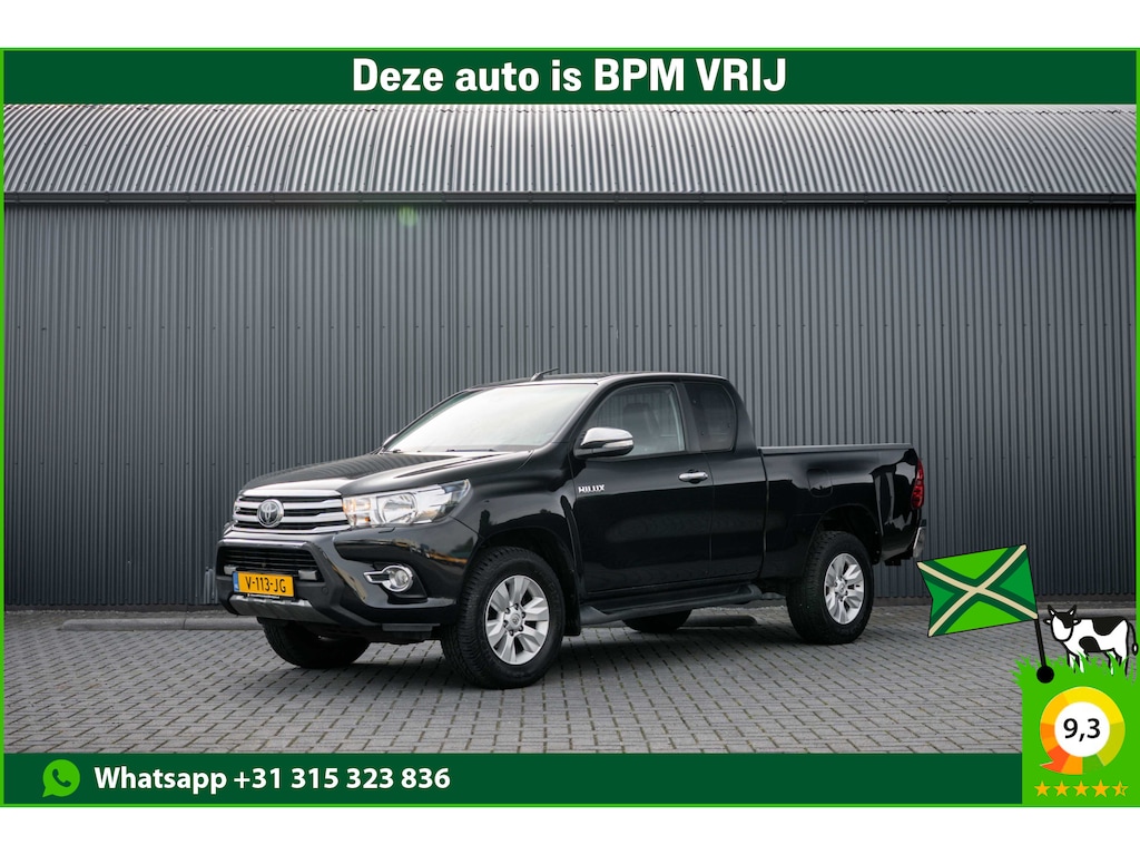 Toyota Hilux 2.4 D 4WD | 4x4 | 150 PK | Camera | Cruise | Airco | Leder interieur | Trekhaak