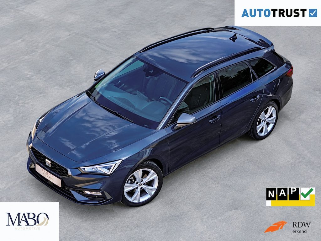 SEAT Leon Sportstourer 1.0 TSI FR Bus. Intense NL Auto|Dealer onderh.|Full LED|Carplay|Elek.klep|Stuurwiel Verw.|