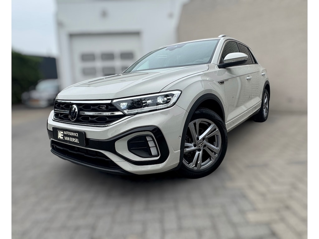 Volkswagen T-Roc 1.0 TSI R-Line Ascot Grey / IQ-light / Carplay / ACC / PDC / Stoelverwarming / Digitiale cockpit / Zwarte hemel