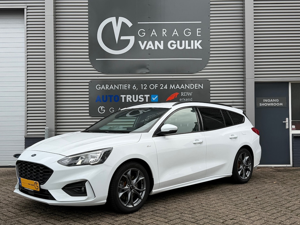 Ford Focus Wagon 1.0 125PK ST Line Automaat,Navi,Clima,AppleCarPlay,Cruise,Stoel&Stuurverwarming,Isofix,ElektrRamen+Spiegels,DAB+