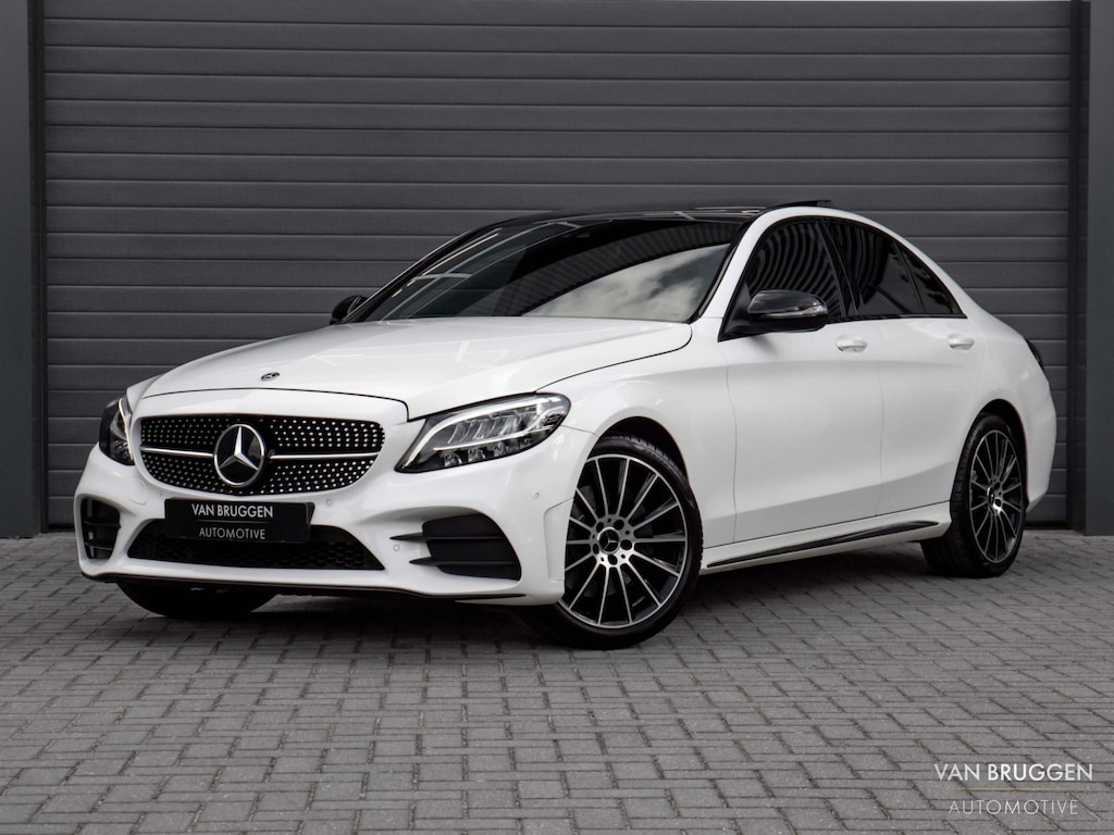 Mercedes-Benz C-klasse 300 AMG Premium Plus Pano Burmester Memory Luchtvering