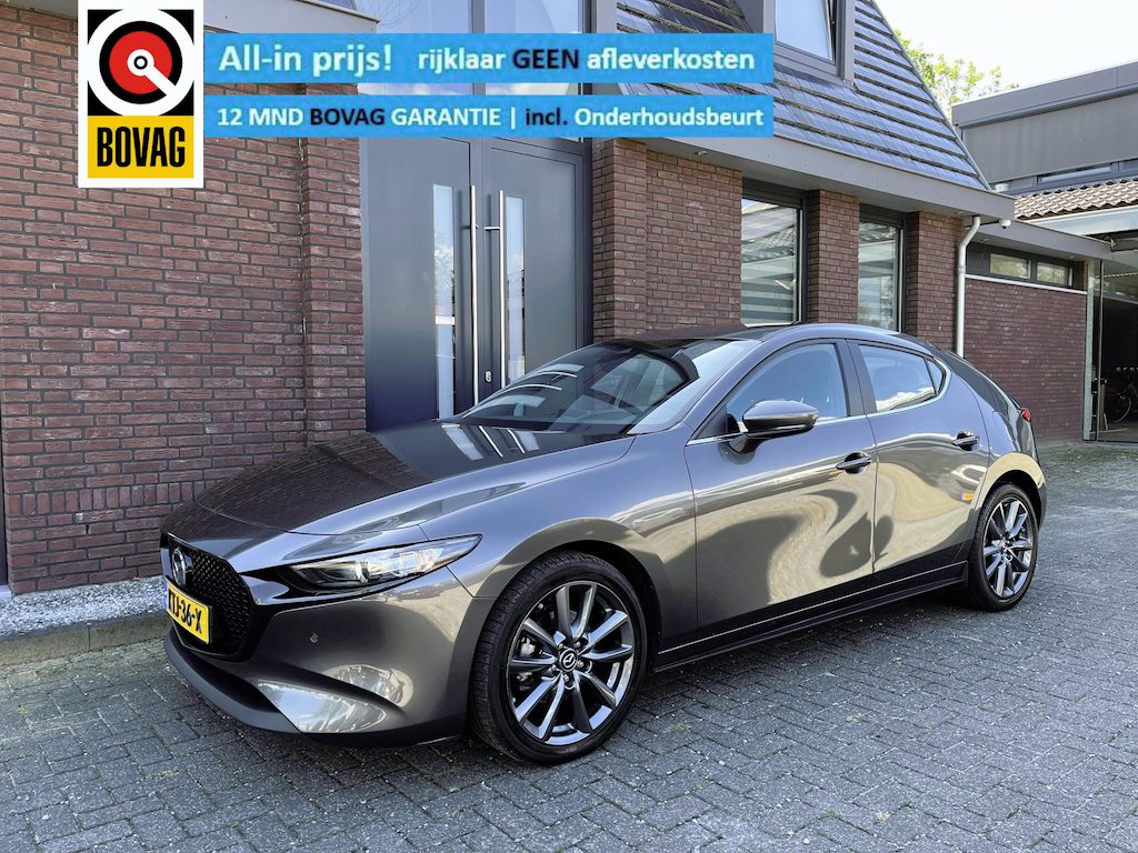 Mazda 3 2.0 e-SkyActiv-G M Hybrid 150 Exclusive-line NAV | LED | ADAPTIVE CRUISE CONTROL | Ap­ple Car­Play & An­droid Auto | STOELVERW. | CAMERA