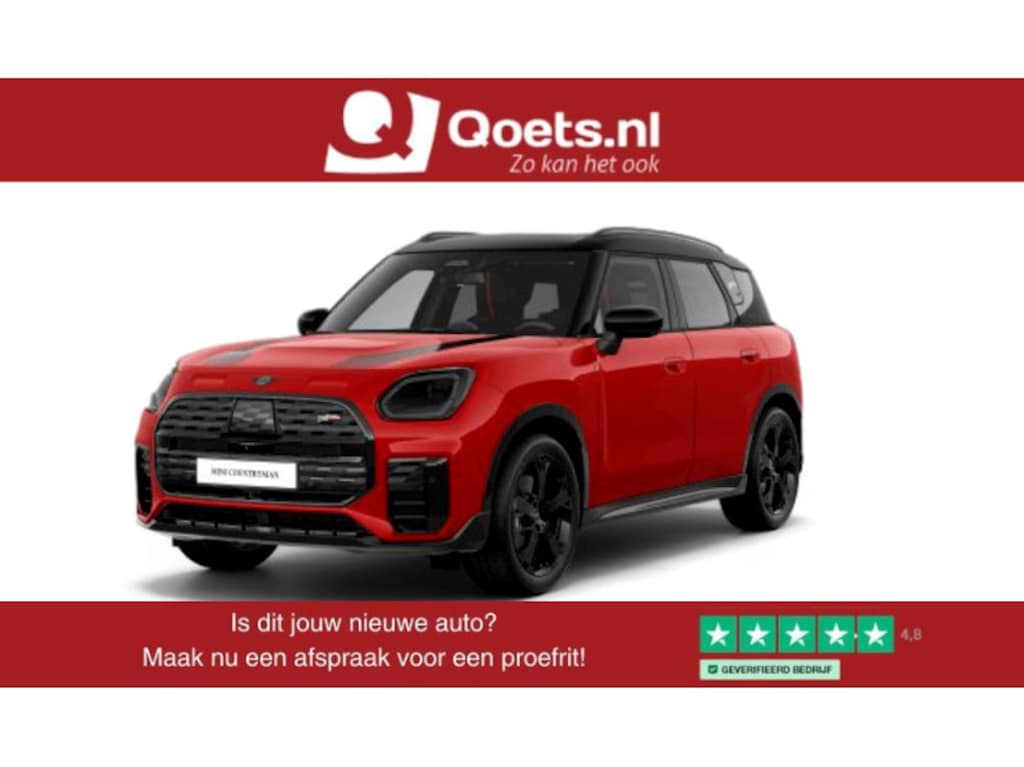MINI Countryman SE ALL4 John Cooper Works L Glazen panoramadak - Head up - Harman Kardon - Driving/Parking Assistant Plus - Comfort Access - High-beam Assistant - Getinte Ruiten -