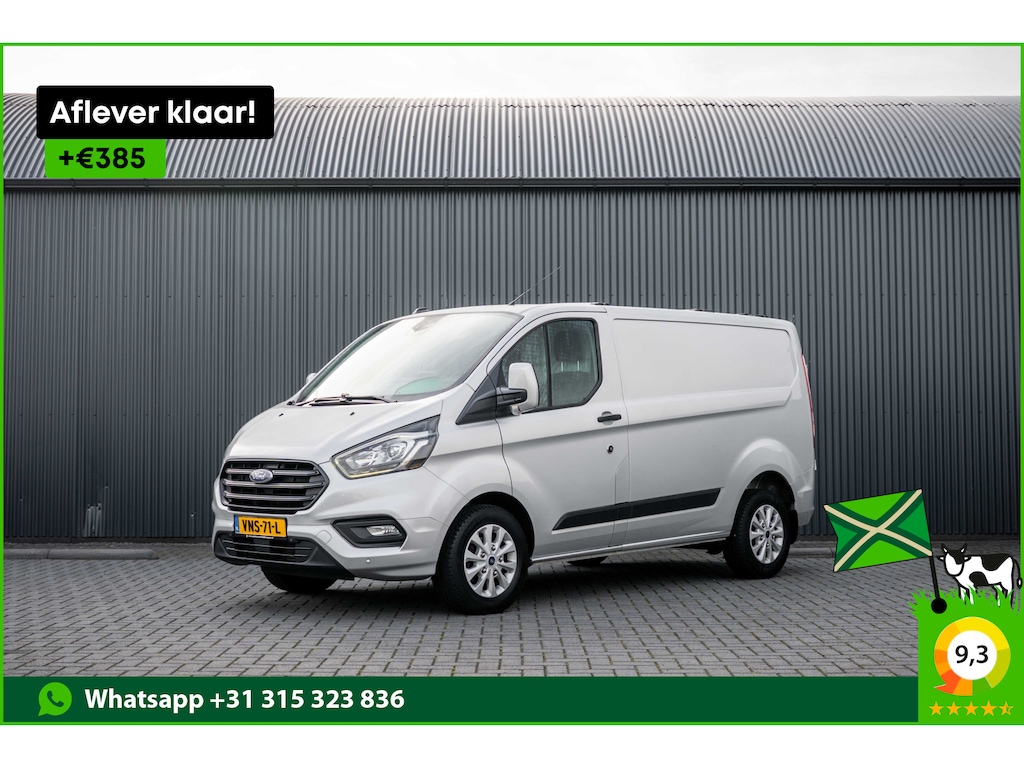 Ford Transit Custom 2.0 EcoBlue L1H1 | Automaat | 1e Eigenaar | Limited | Camera | Cruise | PDC | Airco | Trekhaak