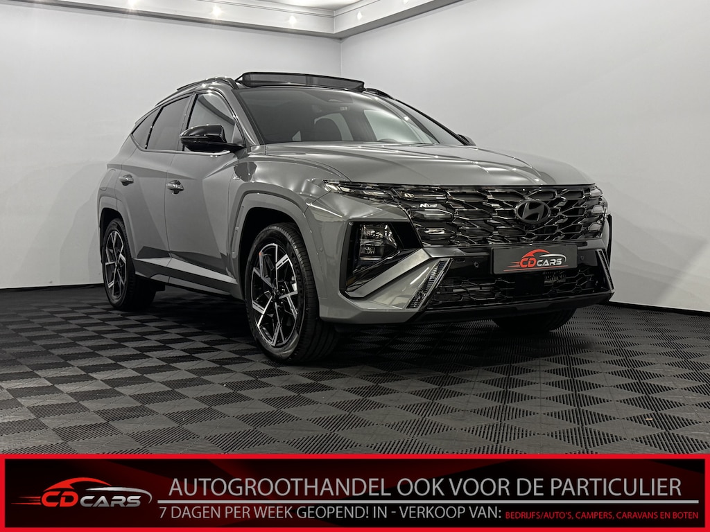 Hyundai Tucson 1.6 T-GDI PHEV Premium N-line Sky Pano, Half leder, 360 Camera, Navi, Winterpakket, Head-up display, Elektrische achterklep, 5 jaar garantie