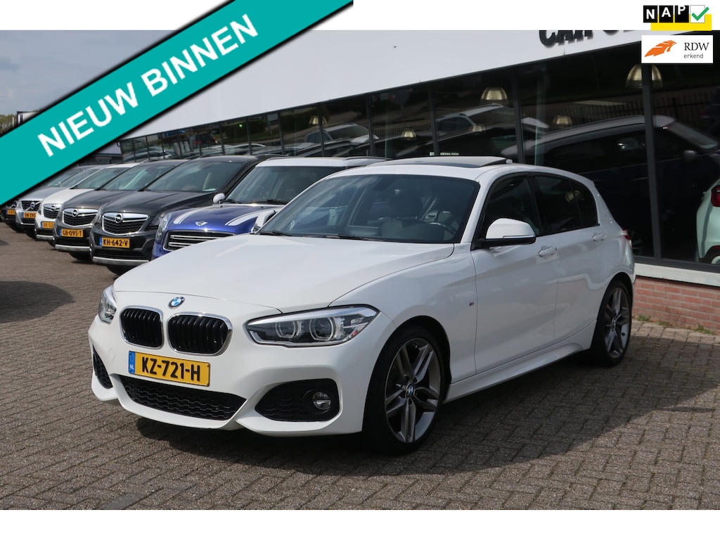 BMW 1-Serie 118i Centennial High Executive. DealerOH_LED_1eEigenaar_M-pakket_PDC_Schuifdak.