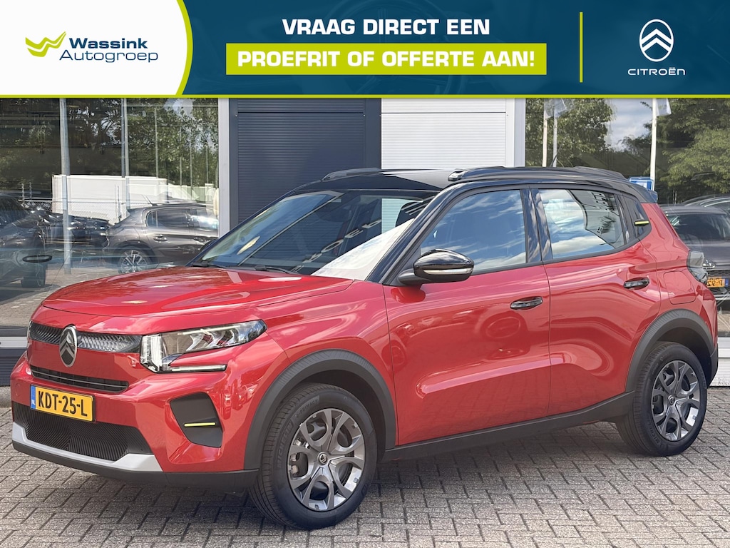 Citroën E-C3 Plus 113pk Comfort Range 44 kWh Navigatie | Cruise control | Draadloos Apple Carplay & Android Auto | 5-zits | DAB+ | 326 WLTP