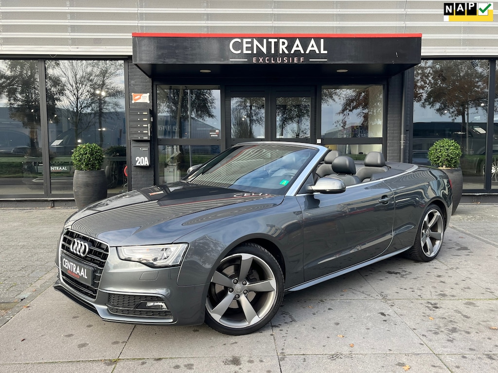 Audi A5 Cabriolet 1.8 TFSI S-Line 170PK|Bang&Olufsen|Airscarf|Navi|Pdc|Leder|Stoelverwarming|Bluetooth|NL-Auto