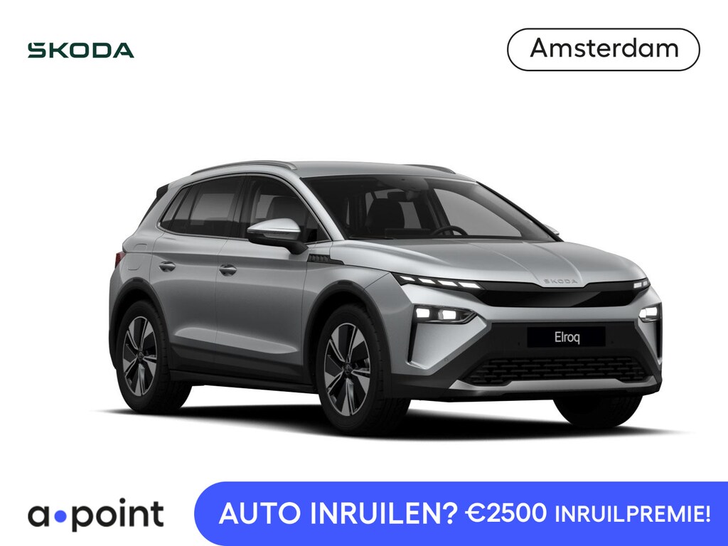 Skoda Elroq 60 Business Edition 190 pk | Business Upgrade pakket - Plus | Trekhaak | Velgen: 19" lichtmetalen velgen ' Regulus', Antraciet