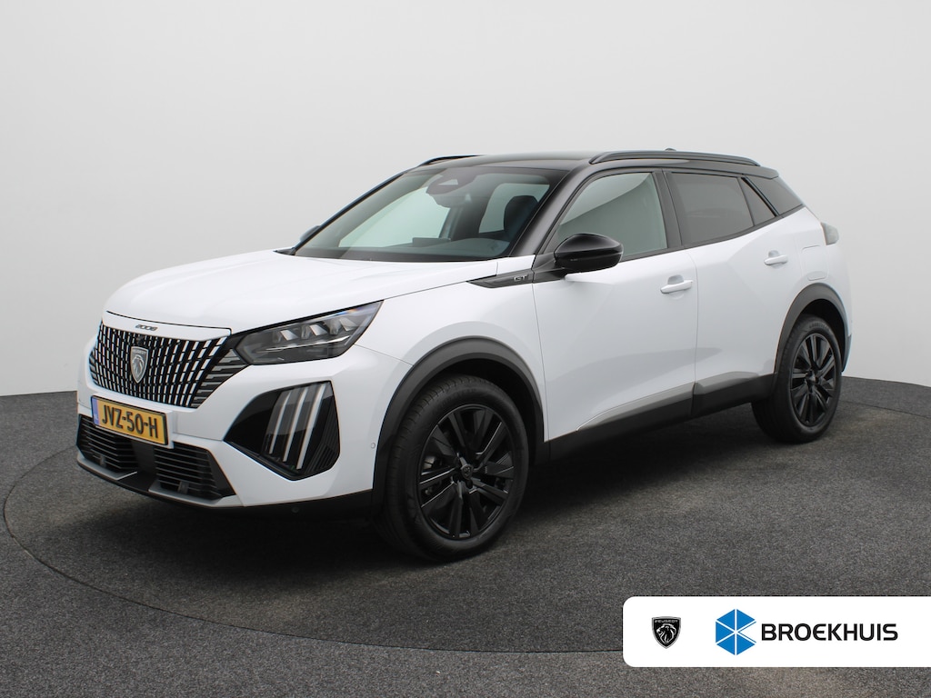 Peugeot 2008 1.2 Hybrid 145 GT | Camera Voor en Achter | Drive Assist | Adaptieve Cruise Control | Parkeersensoren Voor en Achter | Navigatie | Apple Carplay/Android Auto | 18" Inch Lichtmetalen Velgen