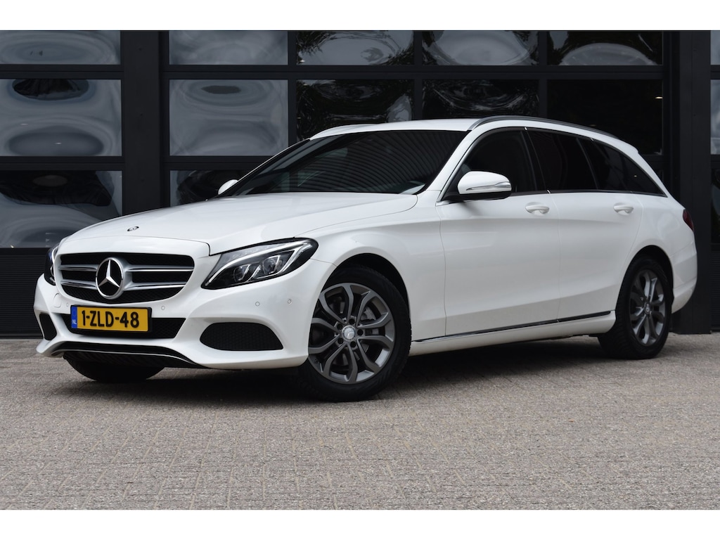 Mercedes-Benz C-klasse Estate 220 CDI Ambition '15 LED LEder Clima Navi Cruise Inruil mogelijk