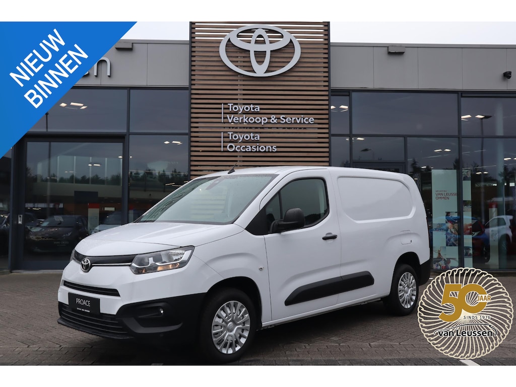 Toyota ProAce City 1.5 D-4D COOL L2 3-PERS AIRCO CRUISE BETIMMERD P-SENSOREN DAB APPLE/ANDROID 6-SPEED
