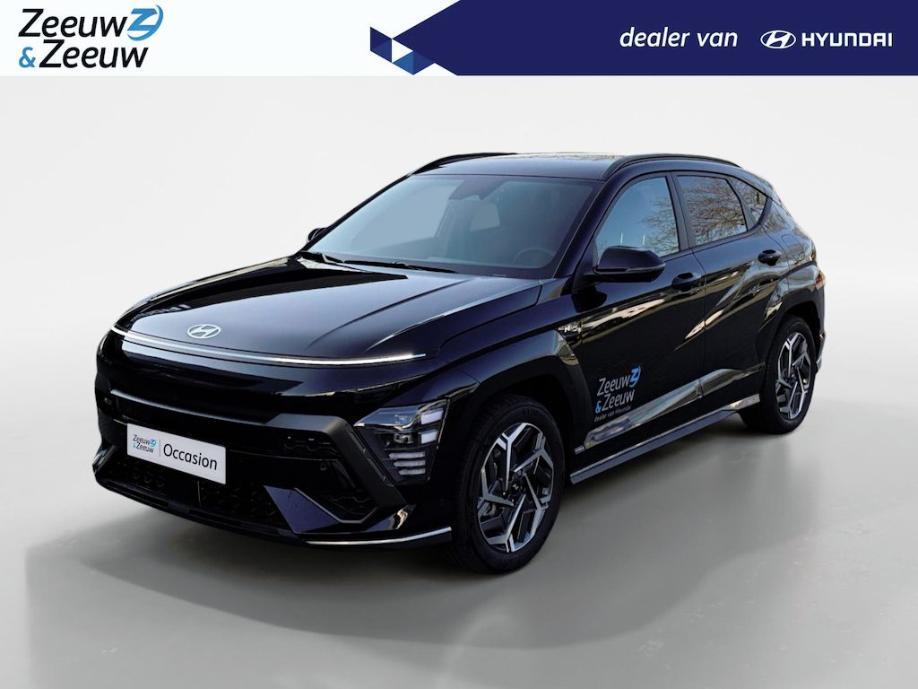 Hyundai Kona 1.6 GDI HEV N Line | Als nieuw !| Suede bekleding | BOSE audio | NU Rijklaarprijs! Incl.garantie, APK, Onderhoudsbeurt etc!