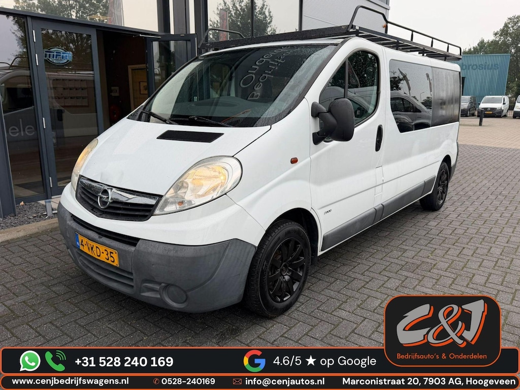 Opel Vivaro 2.0 CDTI L2H1 DC abs storing ; airco l trekhaak l MARGE
