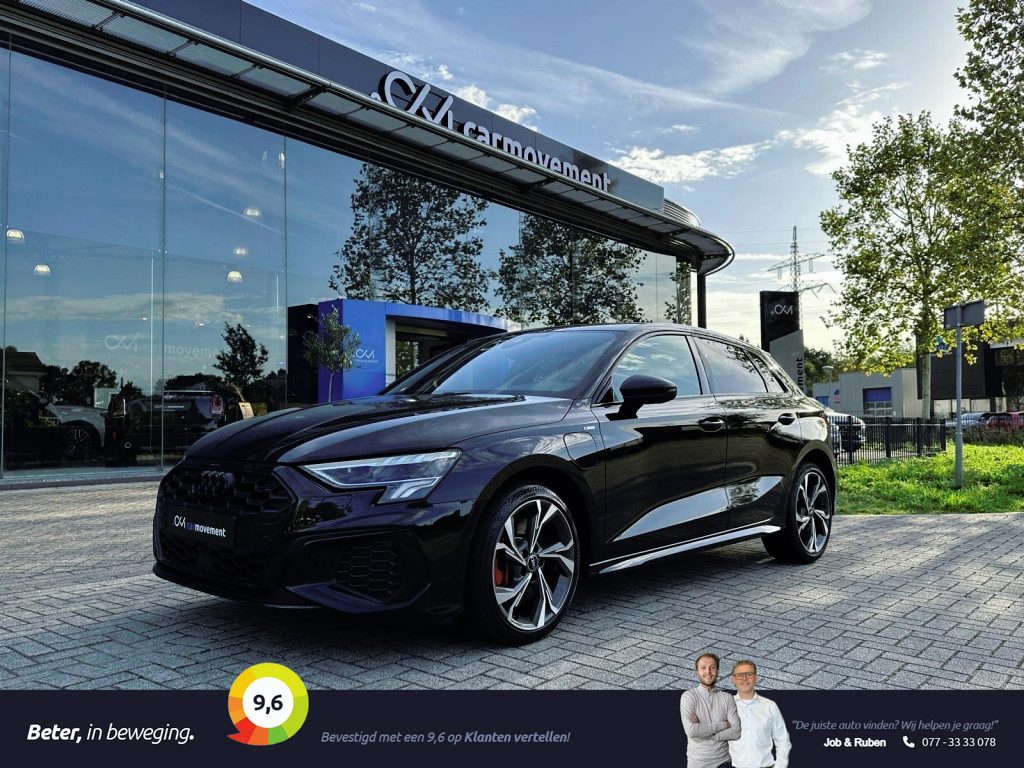 Audi A3 Sportback 45 TFSI e S Competition 245 PK 2X S-Line I Black Optik I Navi I Led I Camera I 18 Inch