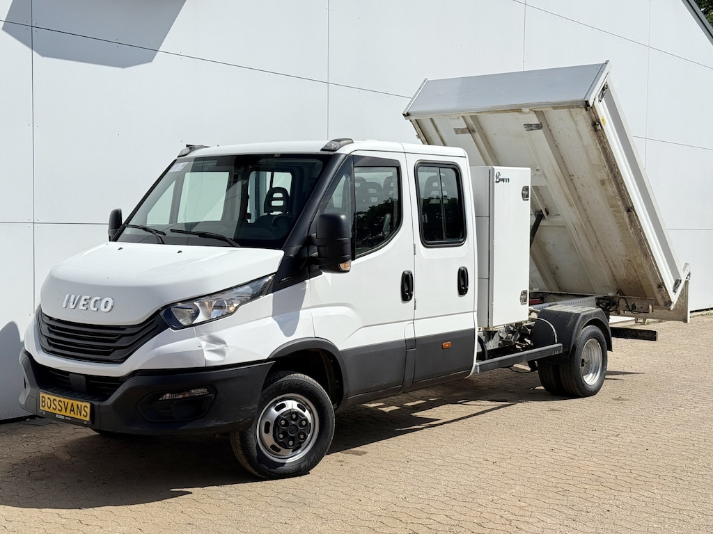 IVECO Daily 35C16 3.0 Dubbele Cabine Kipper Dubbellucht 3,5t Trekhaak 6 Stoelen Airco Cruise Control Benne Tipper