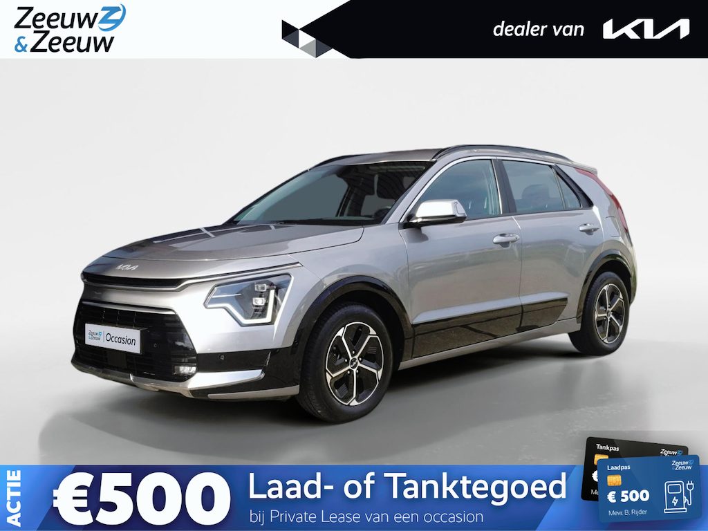 Kia Niro Hybrid 1.6 GDi DynamicLine Edition | Dodehoek detectie | Elektrisch bedienbare best. stoel | Navigatie | Adaptieve cruise control | Apple Carplay / Android Auto | Verbruik 1 op 20!