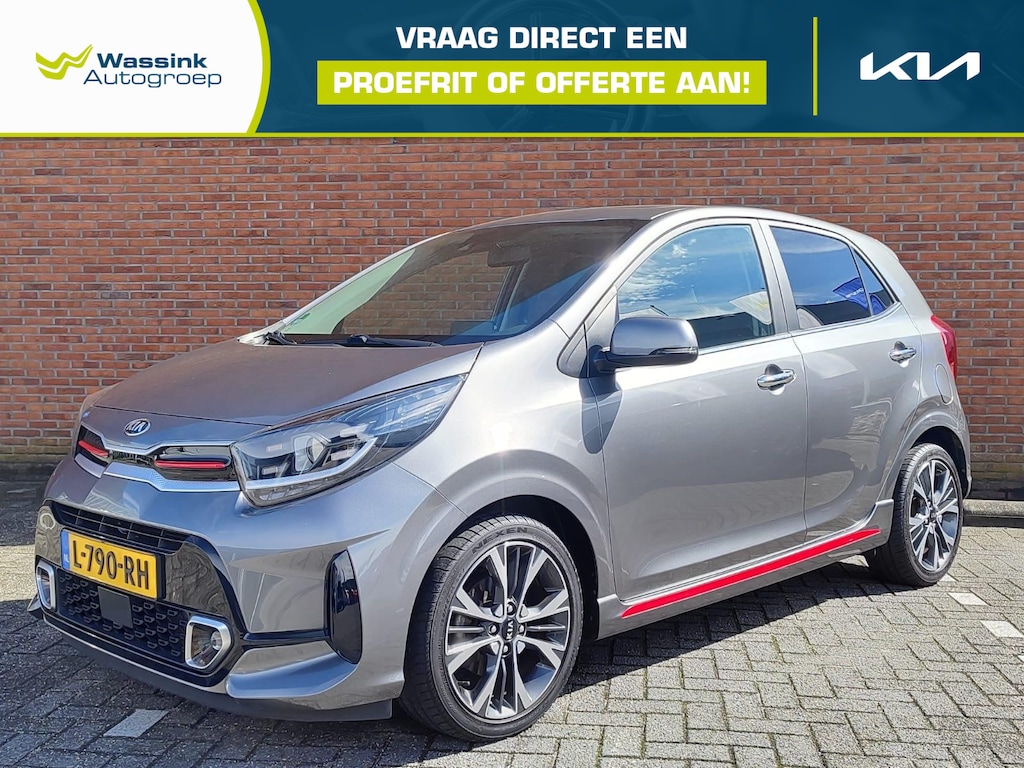 Kia Picanto 1.0 T-GDi GT-Line 5p Winter pack | Leder stoelen | Schuifdak | Verwarmbare stoel en stuur | Navigatie | Camera | Apple Carplay |