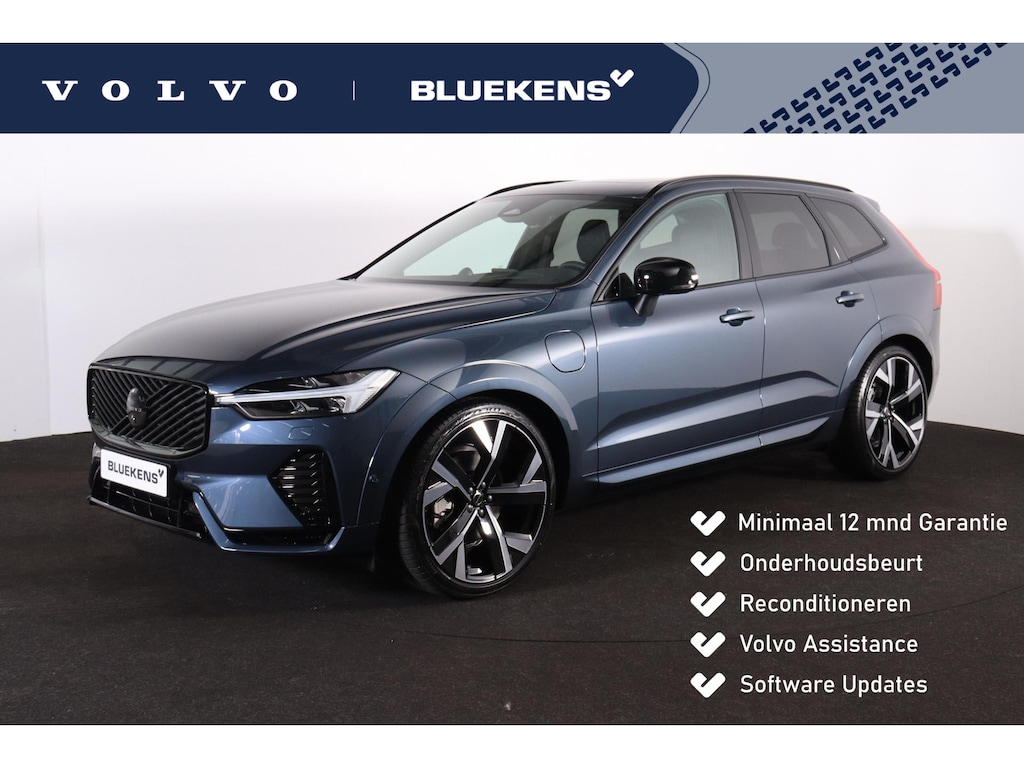 Volvo XC60 T8 Recharge AWD Plus Black Edition - Luchtvering - Panorama/schuifdak - IntelliSafe Assist & Surround - 360º Camera - Bowers & Wilkins audio - Adaptieve LED koplampen - Verwarmde voorstoelen, stuur & achterbank - Parkeersensoren voor & achter - Elektr. bedienb. voorstoelen met geheugen - Head up display - Draadloze tel. lader - Extra getint glas - 22' LMV