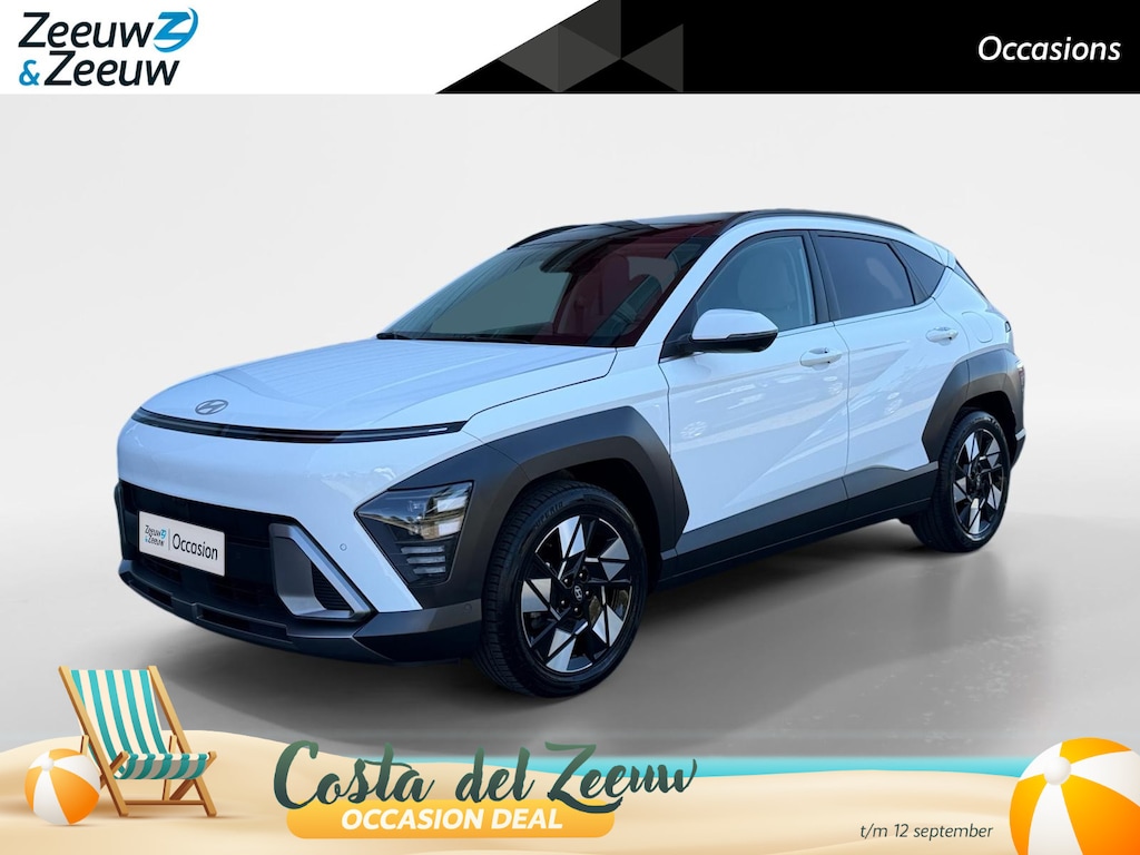 Hyundai Kona 1.6 GDI HEV Premium Sky | Schuif-/ kanteldak | Navigatie | Stoelverwarming & verkoeling | 360 camera | Apple Carplay/ Android auto |
