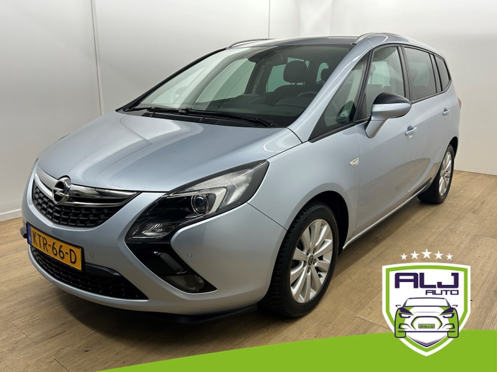 Opel Zafira TOURER Occasion 1.4 Edition 7p. | Grijs | Tweedehands Opel Zafira | Airco | Cruise | Bluetooth | Camera | 7 zits