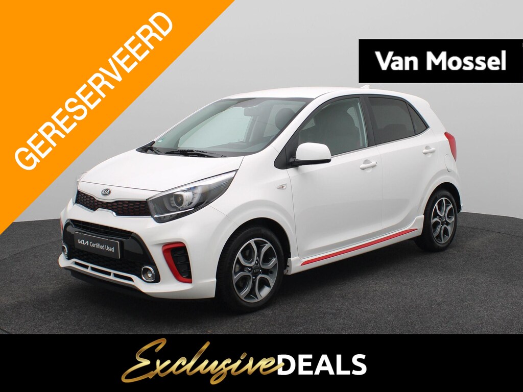 Kia Picanto 1.0 MPi GT-Line Edition | Navigatie | Achteruitrijcamera | Apple Carplay/Android | kunstlederen bekleding | lichtmetalen velgen 15" |