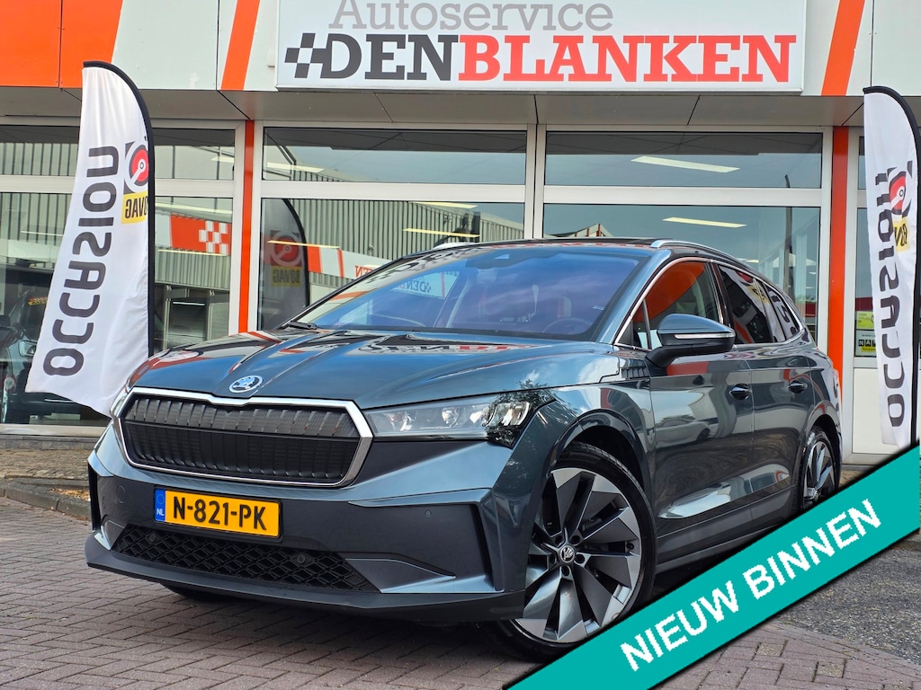 Skoda Enyaq iV 80 BJ.12-2021 / Panodak / Leer / Warmtepomp / Led / Keyless / Camera / 21"Lmv / Trekhaak !!