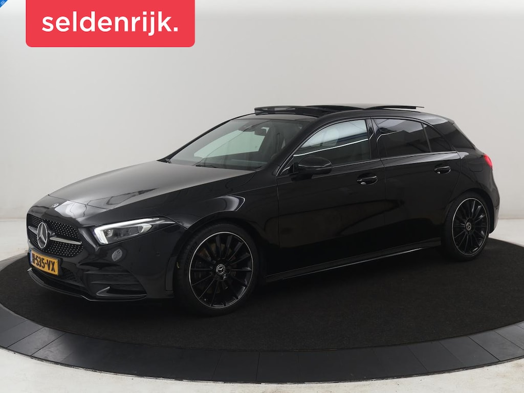Mercedes-Benz A-klasse 250 Premium Plus | Panoramadak | Leder/alcantara | Memory | Cruise control | Stoelverwarming | Sfeerverlichting | Navigatie | Carplay | Climate control | Camera | Park assist