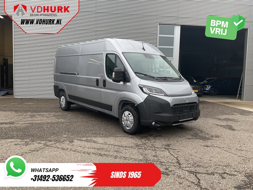 Toyota PROACE MAX Electric L3H2 110 kWh 378 km WLTP LED/ 270Gr. Deuren/ Snellader/ Carplay/ Navi/ Camera/ Climate/ PDC/ Cruise