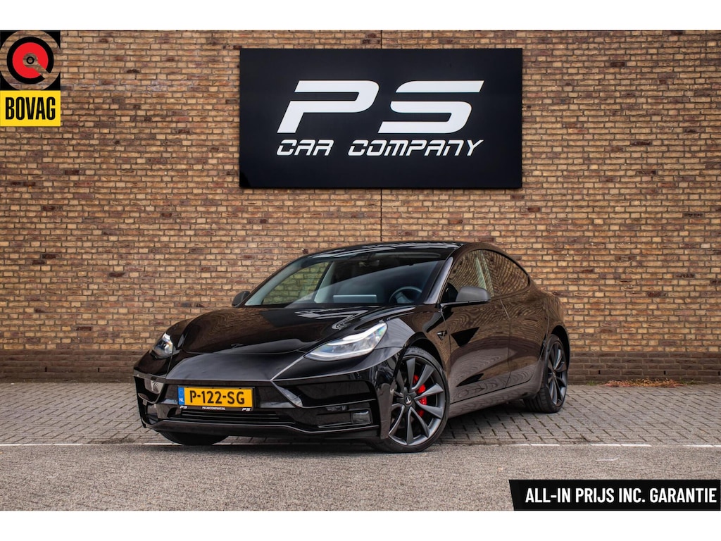 Tesla Model 3 Performance AWD 75 kWh, SOH 89%, Pano, Leder