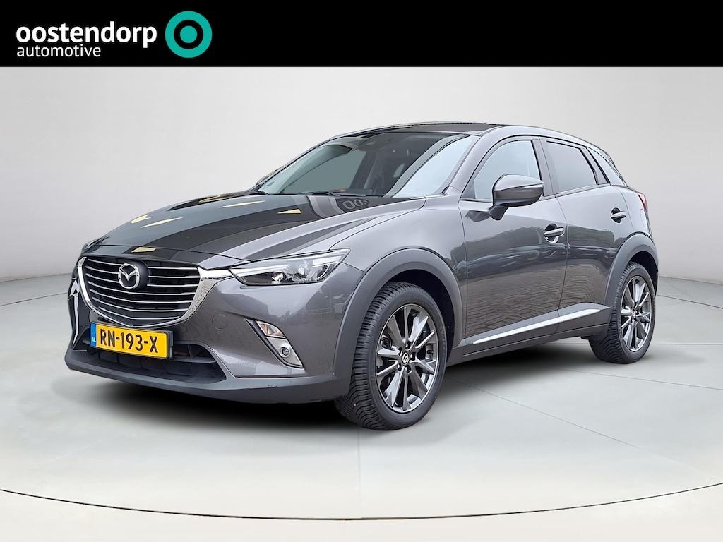 Mazda CX-3 2.0 SkyActiv-G 120 GT-Luxury | Stoelverwarming | Lichtmetalen velgen | Elektrische verstelbare stoelen met geheugen | Achteruitrijcamera | Head-up display |