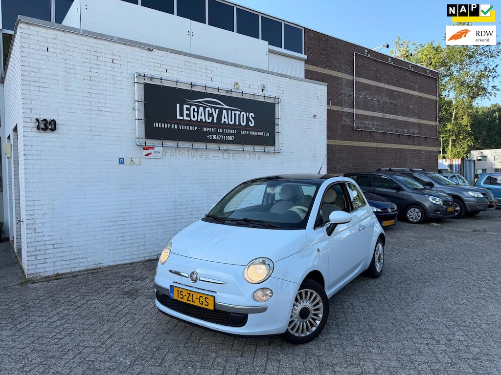 Fiat 500 1.2 Lounge - APK 03/2027 - AIRCO - COMPLEET ONDERHOUDEN!