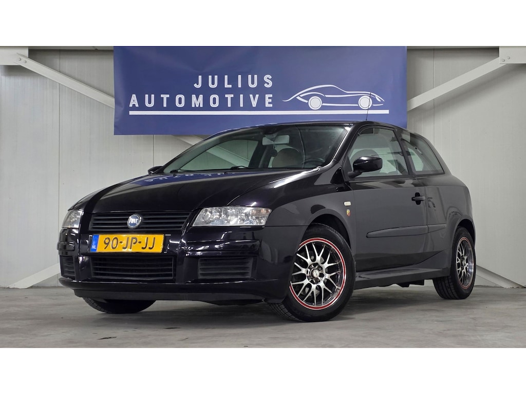 Fiat Stilo 2.4-20V Abarth Selespeed Leer Navi Clima PDC Nero Moire!