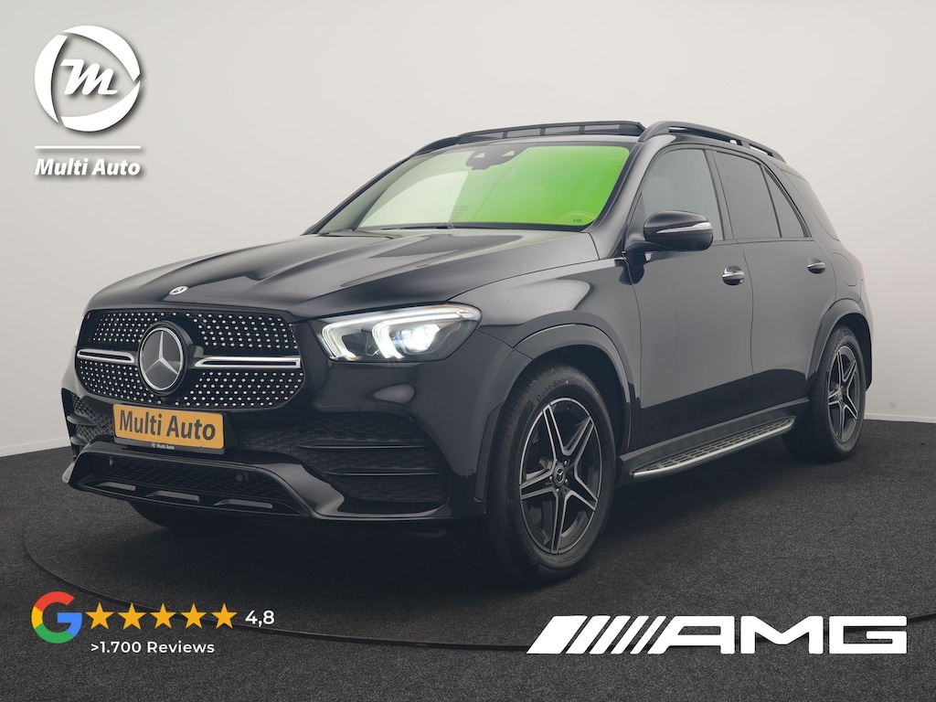 Mercedes-Benz GLE 350 e 4MATIC AMG Night PHEV 333pk Dealer O.H. | Trekhaak Af Fabriek | Panodak | Adaptive Cruise | 360 Camera | Burmester Audio | Lederen Sportstoelen Memory & Verwarmd | Sfeerverlichting | Keyless | Blis | Widescreen Navi | Apple Carplay | Plug In Hybrid |