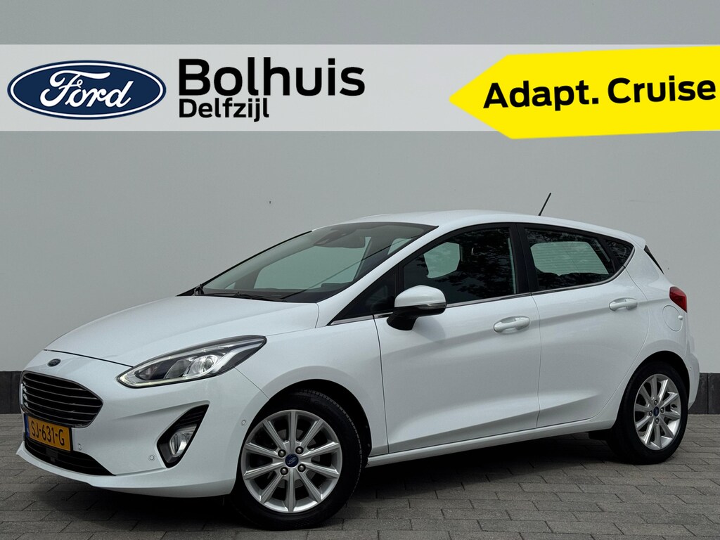 Ford Fiesta EcoBoost Titanium | Adapt. Cruise | B&O | Camera | Apple Carplay & Android Auto | 100% dealeronderhouden |