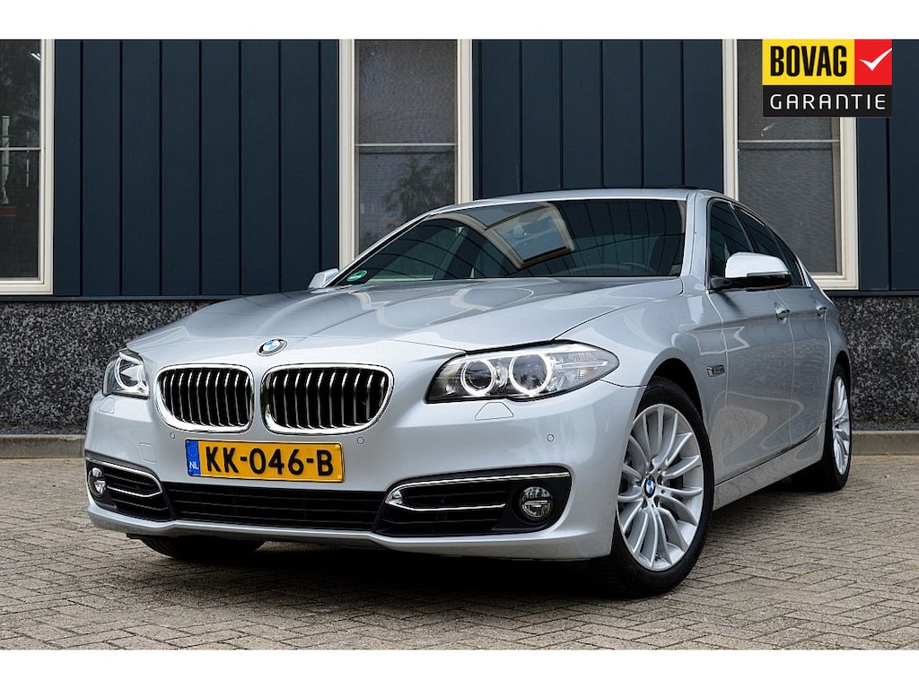 BMW 5-Serie 520i Luxury Edition Rijklaarprijs-Garantie Leder Sport interieur Schuifdak Led Navigatie Airco