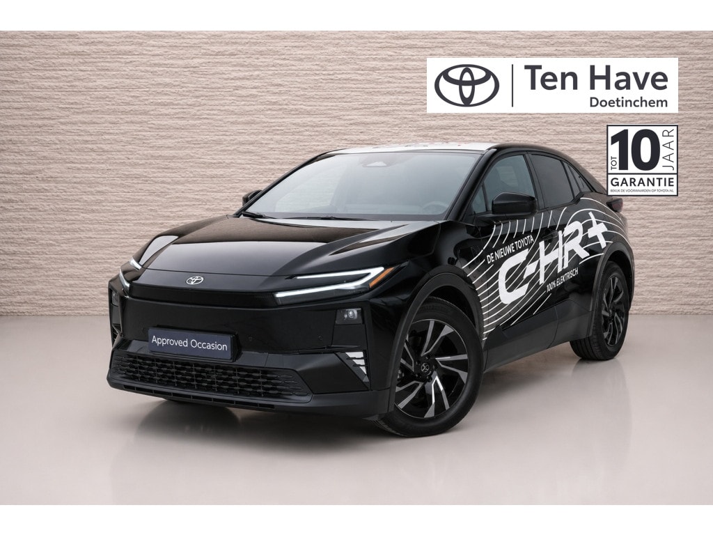 Toyota C-HR / C-HR+ First Edition 77 kWh | Warmtepomp | Apple Carplay & Android Auto | Achterklep, elektrisch bedienbaar | Privacy Glass op achterruit | Trekhaakvoorbereiding | Buitenspiegels, automatisch in