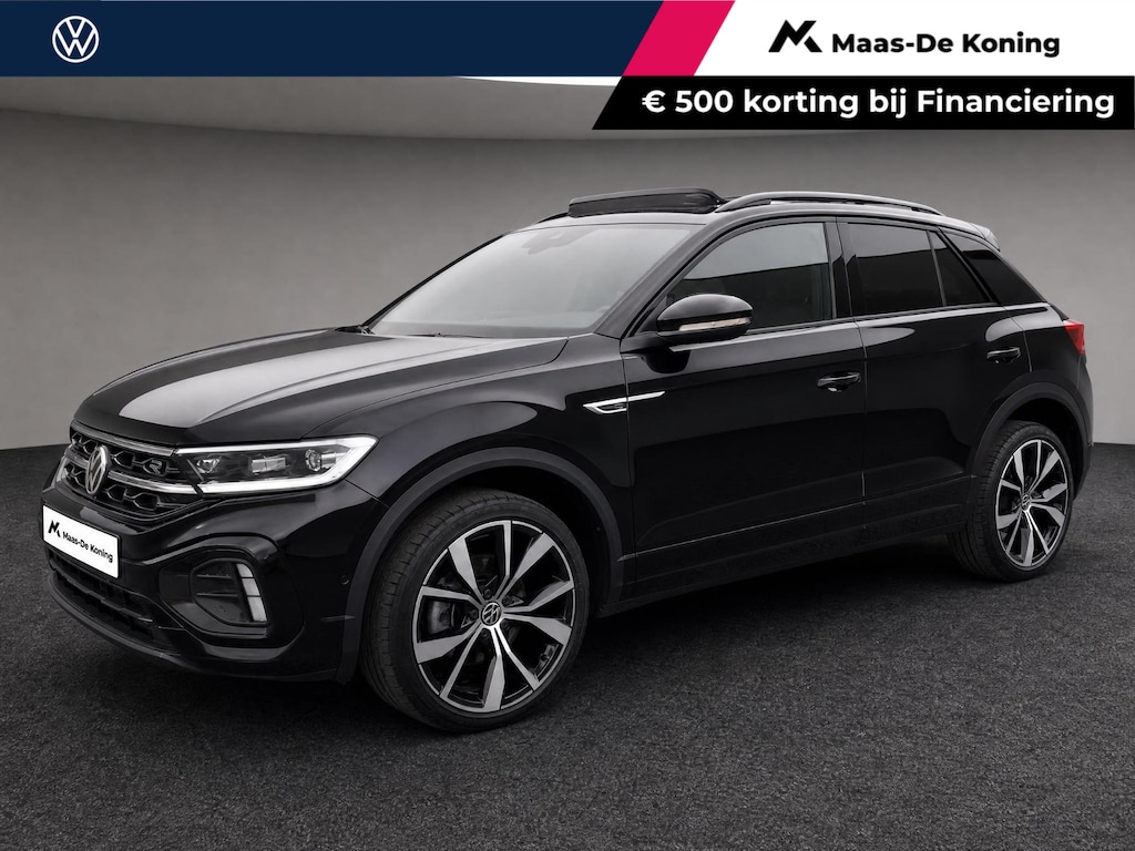 Volkswagen T-Roc 1.5TSI/150PK R-Line Black Style DSG · Panoramadak · Apple/Android Car Play· Camera + Parkeersensoren · Stoelverwarming · 19'' Velgen ·  Garantie t/m 07-07-2027